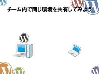 チーム内で同じ環境を共有してみよう

 