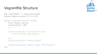 Creating Vagrant development machines with MariaDB