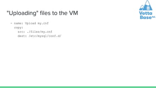 Creating Vagrant development machines with MariaDB
