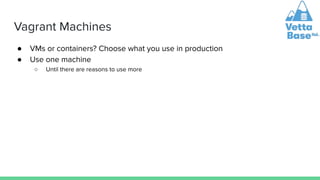Creating Vagrant development machines with MariaDB