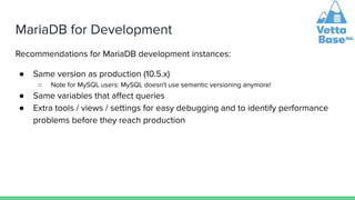 Creating Vagrant development machines with MariaDB