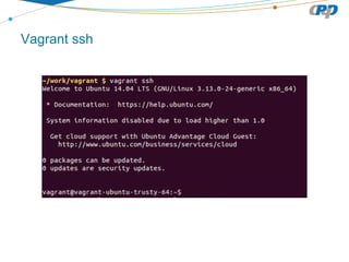 Vagrant ssh
 