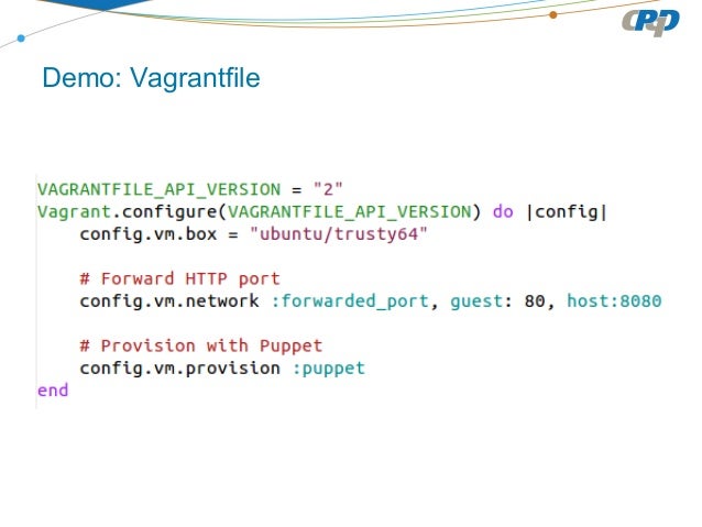vagrant example vagrant example