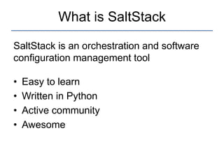 Vagrant + SaltStack + Django - Ararat Poghosyan - DM10 | PPTX
