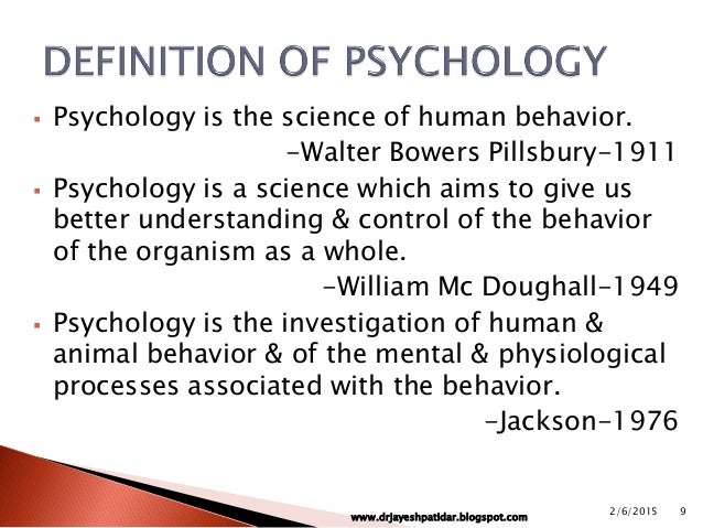psychology as a science of behavior psychology science