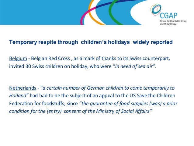 An Appeal From Federation For Children >> Austerity In Another Time Work And Philanthropy In The International An Appeal From Federation For Children >> Austerity In Another Time Work And Philanthropy In The International
