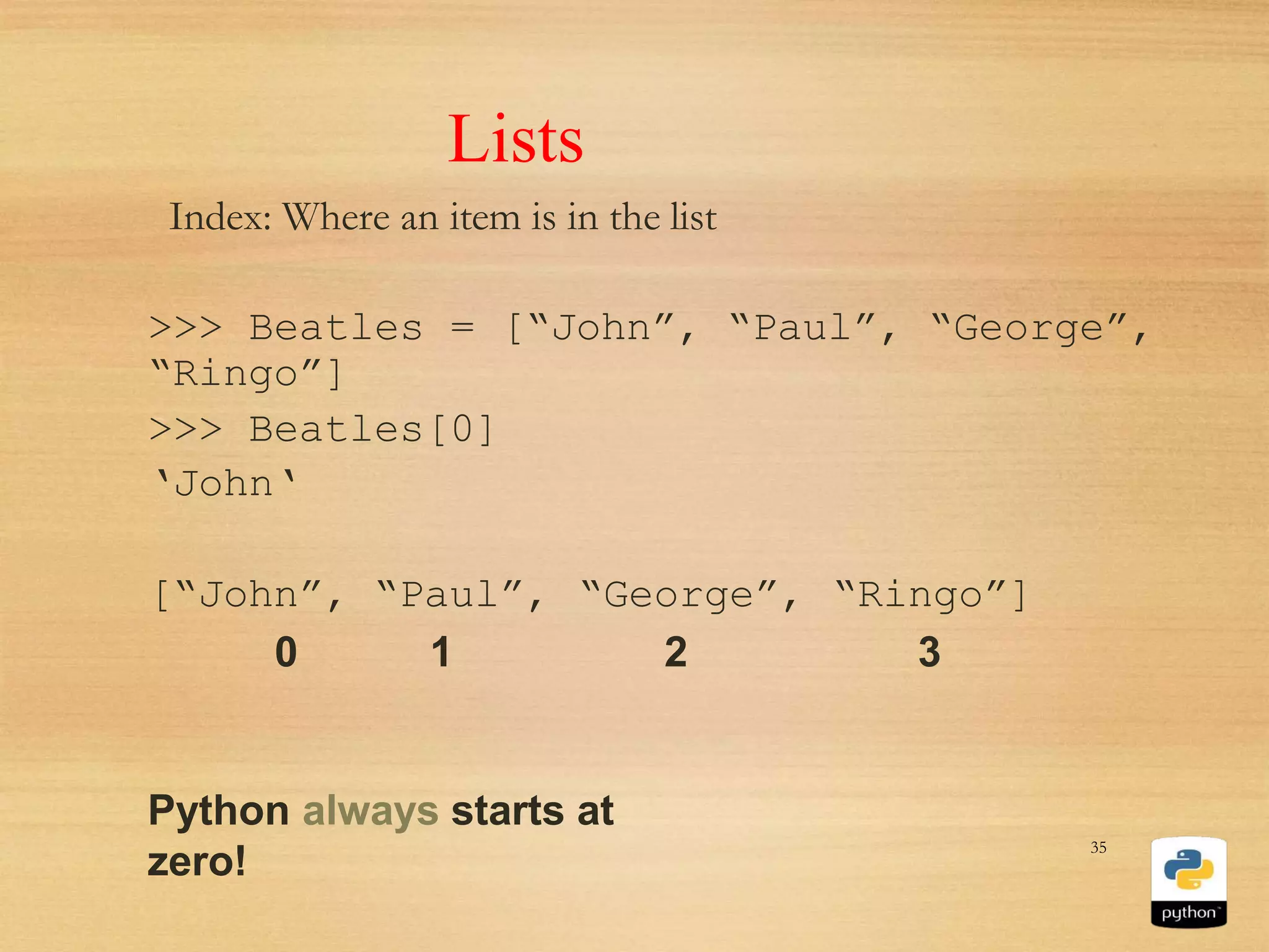 python presentation | PPT