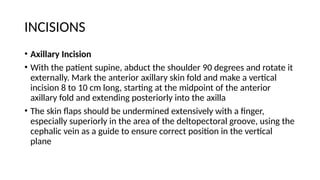 Comprehensive Anatomy and Surgical Approaches of the Shoulder Joint | PPTX