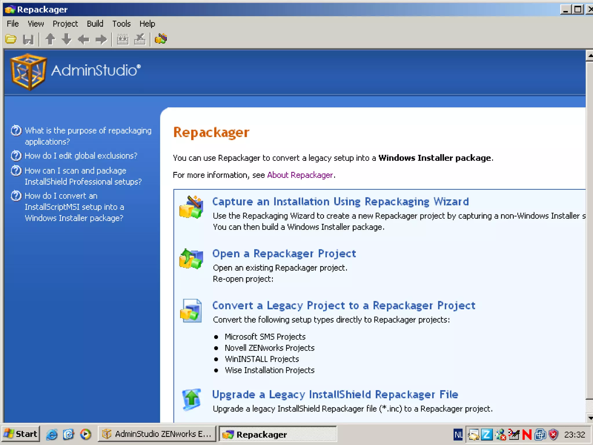 AdminStudio ZENworks Edition 