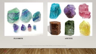 FLUORITE APETITE
6/18/2022
Dr.Saranya Sasi MD(Ayu) Assistant Professor Dept.of RSBK SSRAMC & H Inchal Belgaum Karnataka
12
 