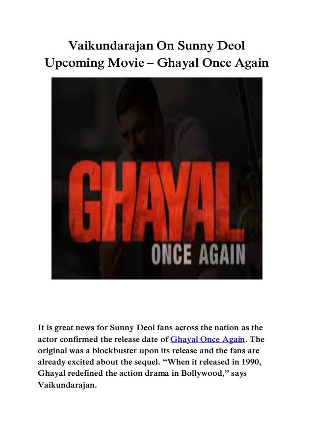 sunny deol upcoming movie