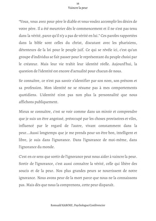 Vaincre la peur) | PDF