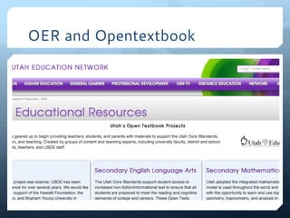 OER and Opentextbook