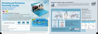 Experience, the Power of Blu-ray with VAIO F217
                                                  VAIO F217 brings the advantage of the revolutionary Blu-ray DiscTM (BD). This next generation - optical disc format can record, store
                                                  and playback High Definition video and digital audio, as well as computer data. With an unbelievable capacity of up to 0 GB, a BD
                                                  can store up to five times of what you can fit on a DVD. Such high capacity, combined with VAIO F217 advanced processing, offers
                                                  you the richest High Definition experience ever.
     Sony’s high-quality Blu-ray Disc gives you
     the ultimate performance




                                                                                                                                                       Advantage Blu-ray
           The Superior Technology                                                                                                                     • Store  hours of High Definition Video
                                                                                                                                                       • Record High Definition Television (HDTV)
                                                                                                                                                         without any quality loss
                                                                                                                                                       • Instantly skip to any spot on the disc
                                                                                                                                                       • Record one program while watching another
                                                                                                                                                         on the disc
                                                                                                                                                       • Create playlists
                                                                                                                                                       • Edit or reorder programs recorded on the
                                                                                                                                                         disc
                                                                                                                                                       • Automatically search for an empty space on
                                                                                                                                                         the disc to avoid recording over a program
                                                                                                                                                       • Access the web to download subtitles and
                                                                                                                                                         other extra features


                                                                                                                                                        Blu-ray DiscTM vs DVD: How they differ




18                                                                                                                                                                                                    19
 