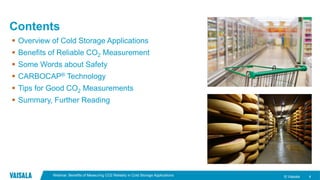 Benefits of measuring co2 reliably in cold storage applications | PDF