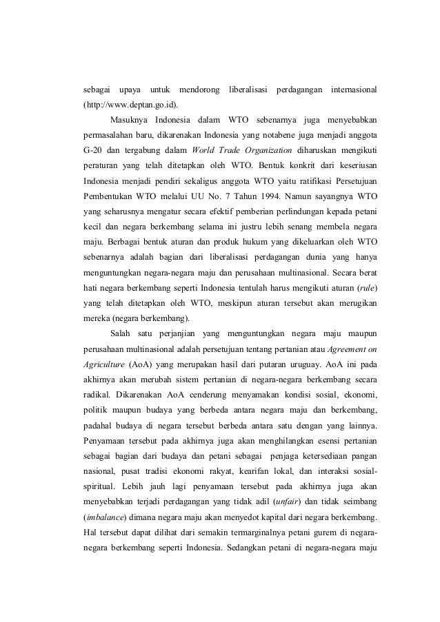 Sistem perdagangan wto