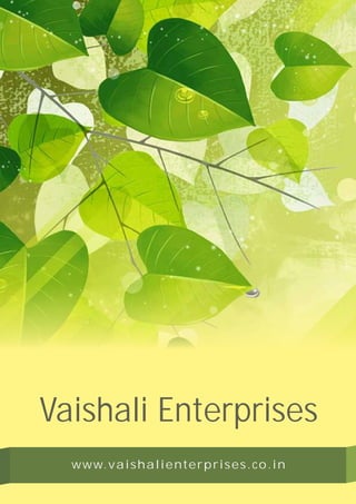 www.vaishalienterprises.co.in
Vaishali Enterprises
 