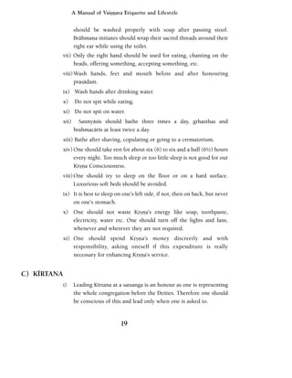 Vaishnava etiquette English manual | PDF