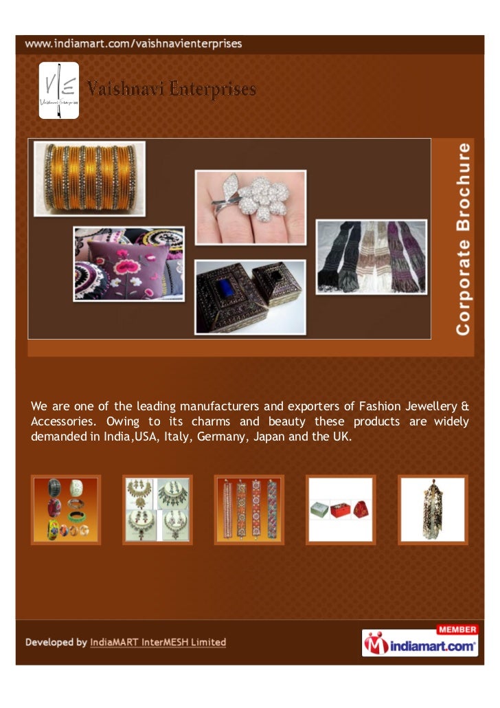 Vaishnavi Enterprises, New Delhi, Designer Accessories.