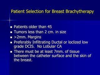 Dose Distribution of MultiCatheter PBIPTV100% isodose