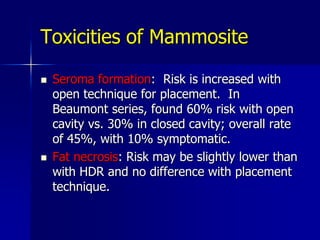 10 fractions over 5 -7days3-Dimensional rendering of applicator surface and prescription dose cloud.