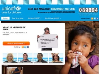 Initiatieven op mediagebiedBij charitatieve instellingen