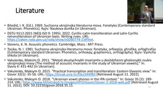 Maksym Vakulenko: Positional variations of the location of Ukrainian vowel formants