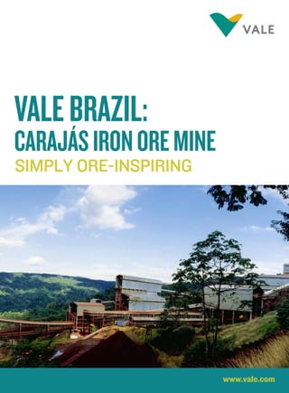 Vale Brazil:

Carajás Iron Ore Mine
Simply ore-inspiring

www.vale.com

 