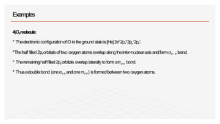 O2 Vbt Model Valence Bond Theory (VBT) | PPTX