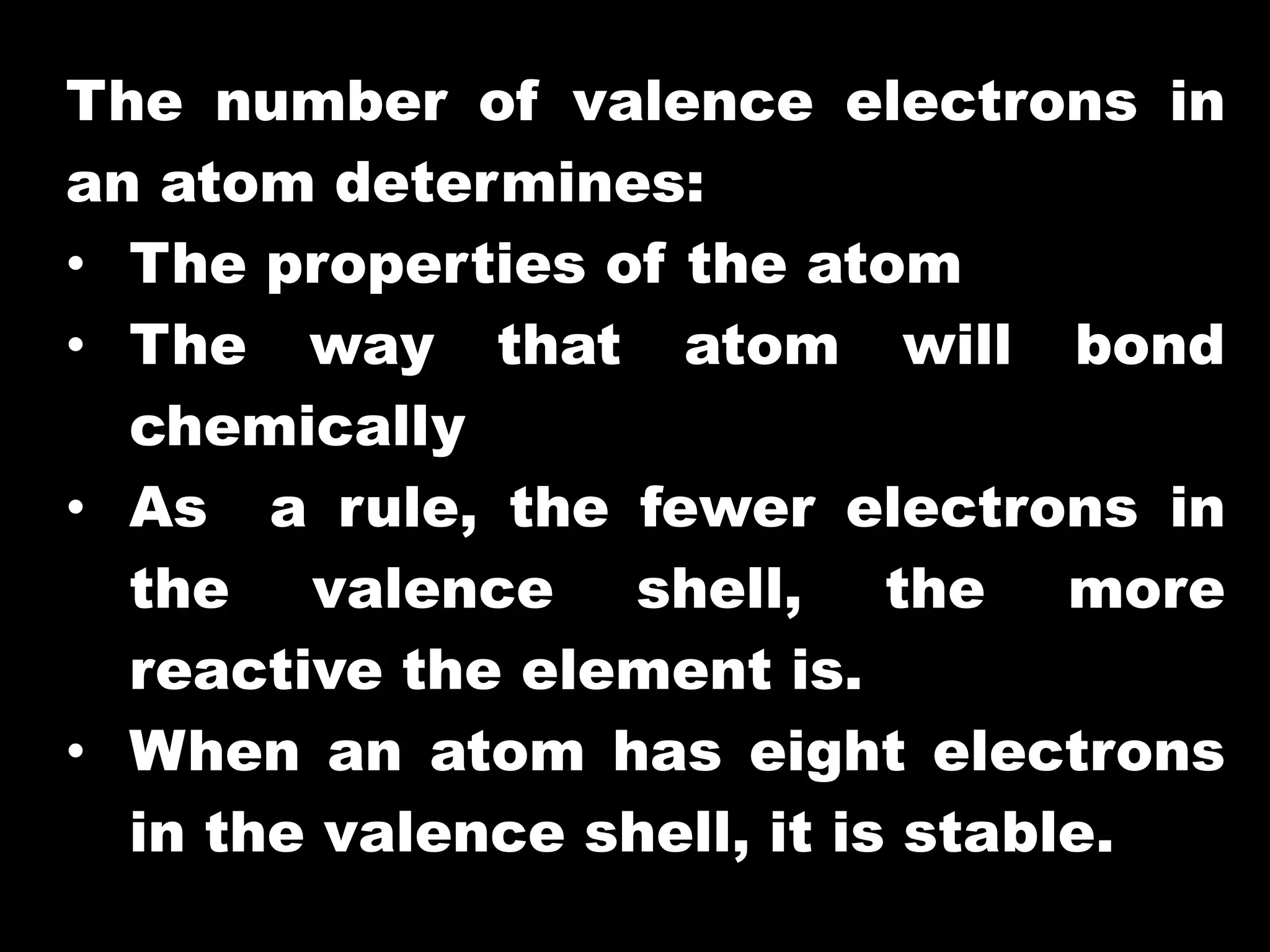 Valence and lewis dot structure | PPTX
