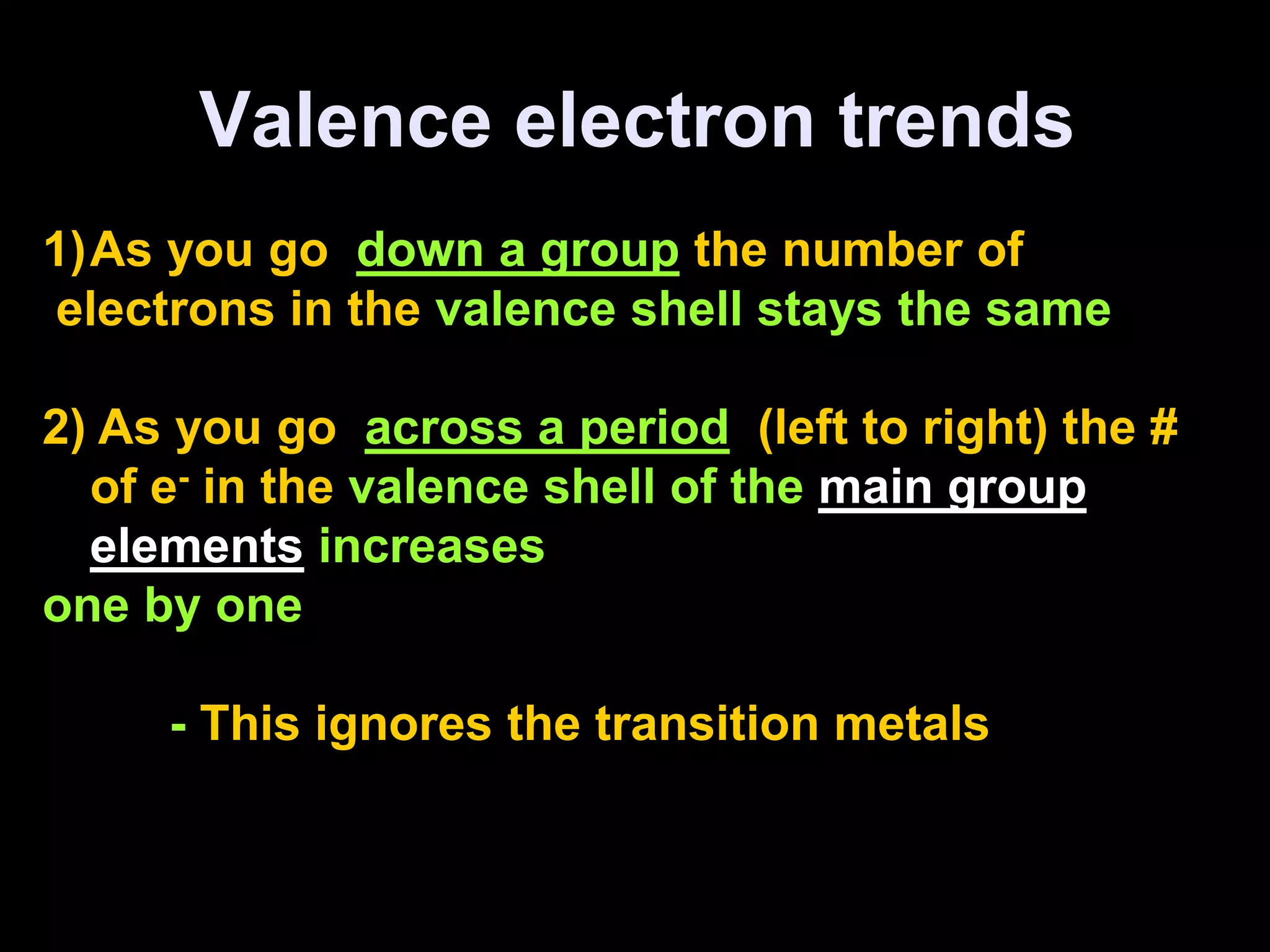 Valence and lewis dot structure | PPTX