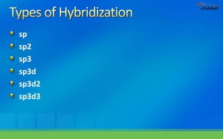 sp
sp2
sp3
sp3d
sp3d2
sp3d3
 