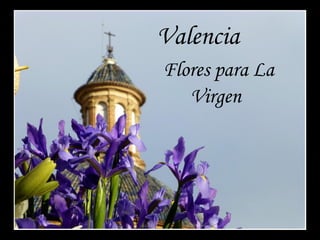 Valencia
Flores para La
   Virgen
 