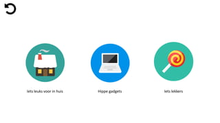 Hippe gadgets Iets lekkersIets leuks voor in huis
 