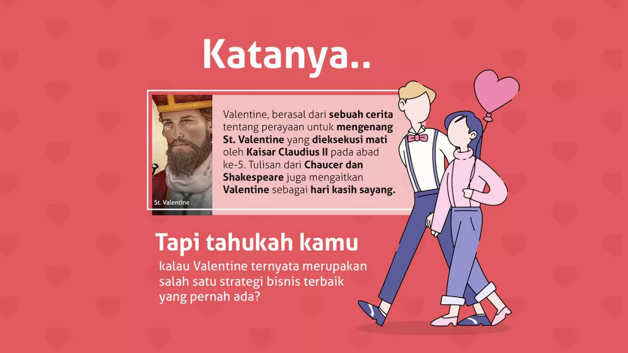 Bisnis di balik Valentine
