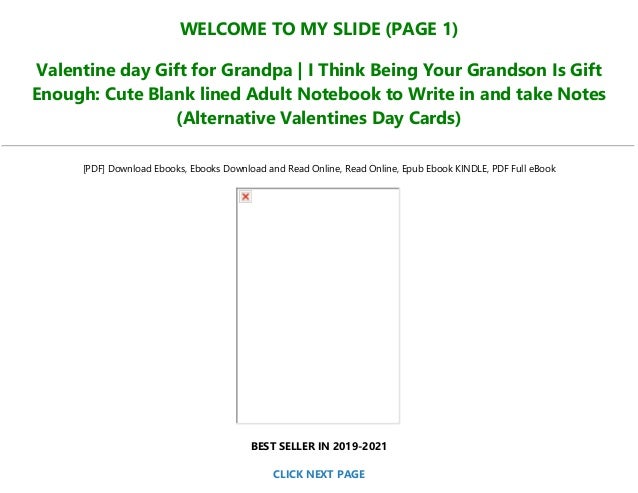 Download Unlimited Ebook Valentine Day Gift For Grandpa I Think Being Yo