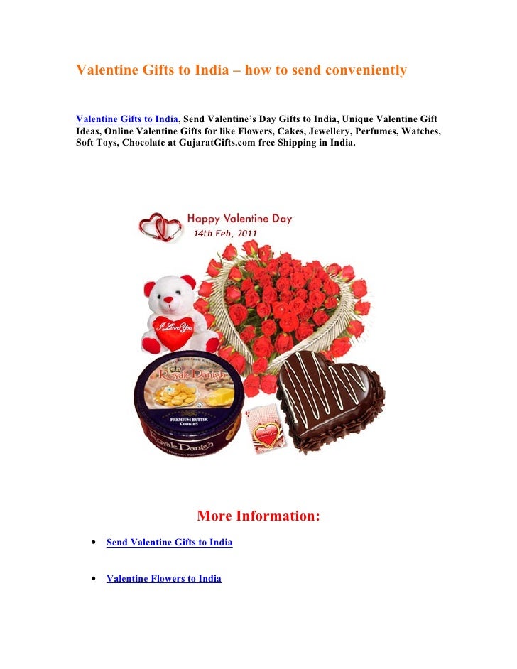 Valentine Gifts to India