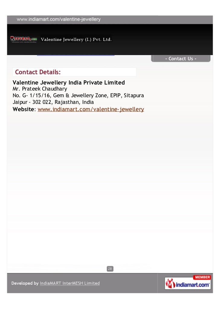 Valentine Jewellery India Private Limited, Jaipur, Diamond Jewellery