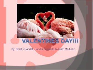 By: Shelby Randall, Sandra Guajardo & Adam Martinez  Valentines day!!! 
