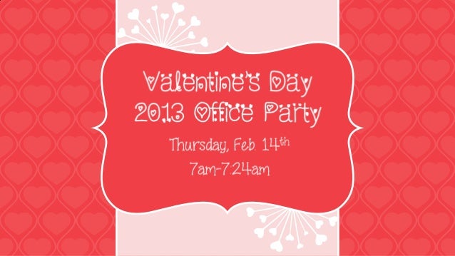 Valentine's day office party