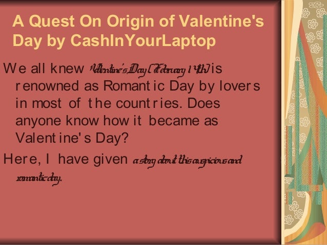 Valentine story Valentine’s story by cashinyourlaptop