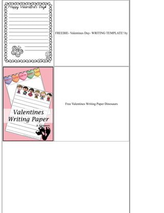 Valentine Writing Paper | PDF