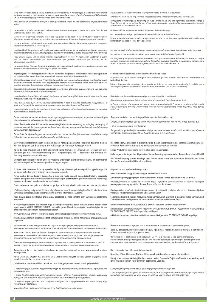 Valeo Engine Air Oil Fuel Cabin Air Filters For Passenger Cars Lc