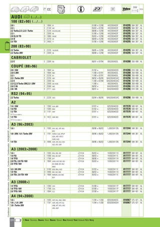 Valeo Engine Cooling 2012 2013 catalogue 955486