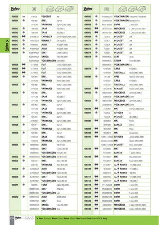 Valeo Engine Cooling 2012 2013 catalogue 955486