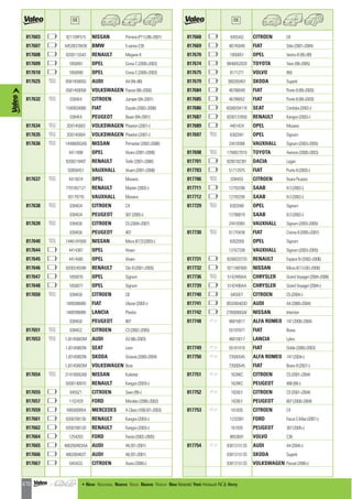 Valeo Engine Cooling 2012 2013 catalogue 955486
