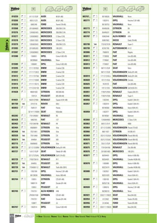 Valeo Engine Cooling 2012 2013 catalogue 955486
