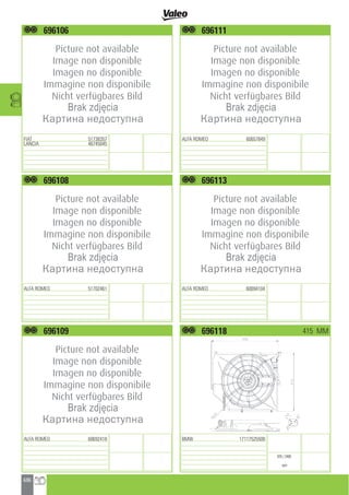Valeo Engine Cooling 2012 2013 catalogue 955486