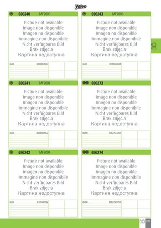 Valeo Engine Cooling 2012 2013 catalogue 955486