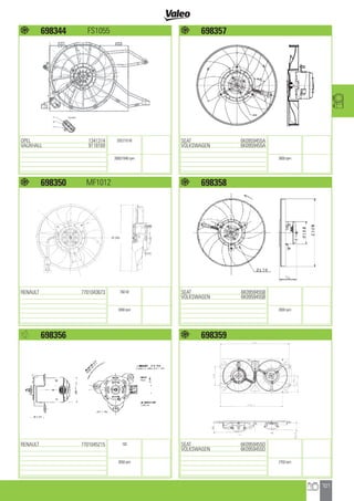 Valeo Engine Cooling 2012 2013 catalogue 955486